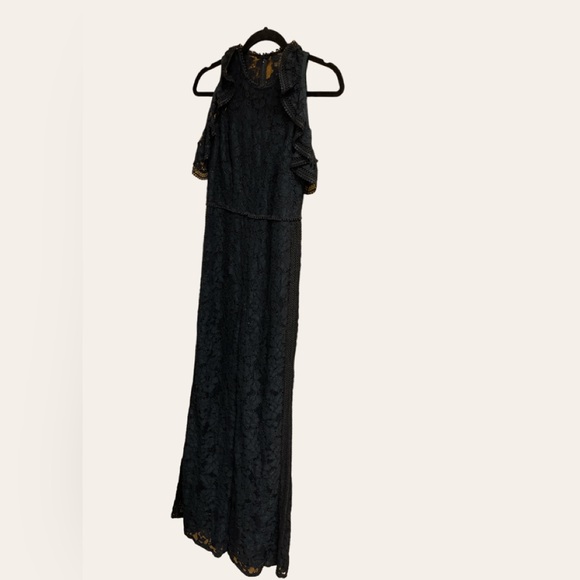 Alexis Women's Philippe Lace Cold-Shoulder Ruffle Jumpsuit - Picture 3 of 10